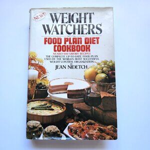Weight Watchers Food Plan Diet Cookbook Jean Nidetch Hardcover D/J 1982